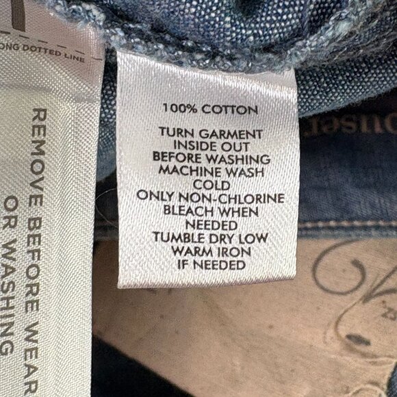 Ann Taylor Loft Modern Trouser Leg Pants Jeans Size 12 Blue Cotton NWT - Picture 6 of 10